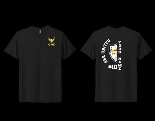 One United Black Tri Blend