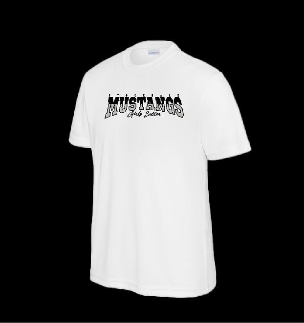 Stockdale Mustangs White Polyester Shirt