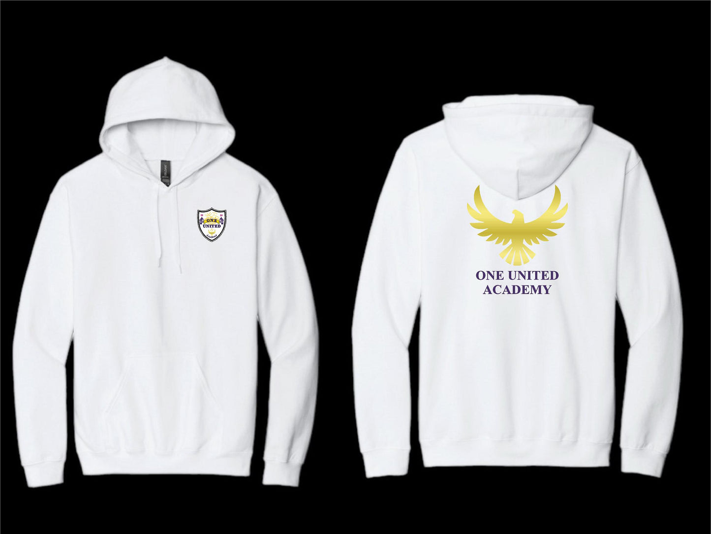 One United White Hoodie