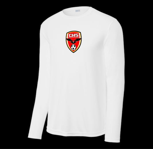 Centennial Hawks Long Sleeve White Polyester