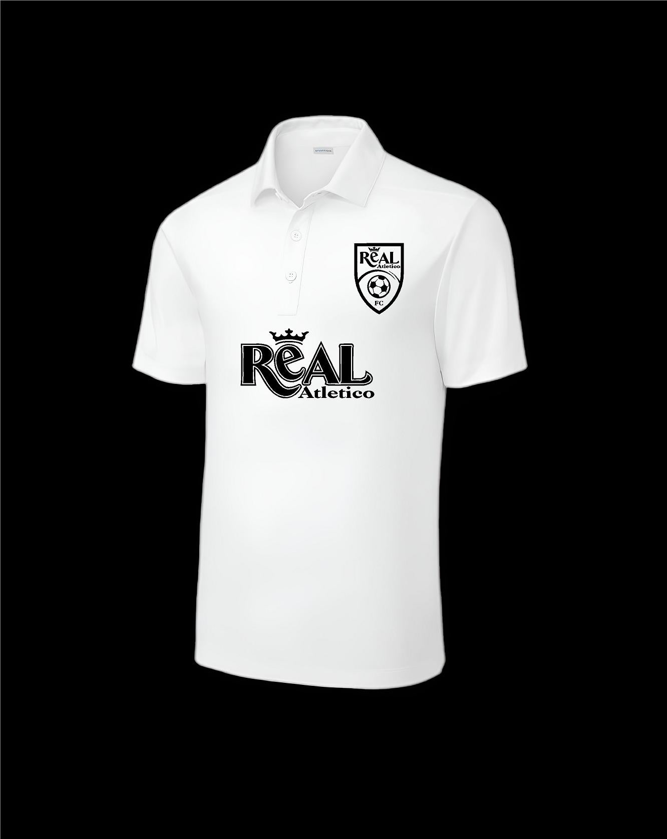Real Atletico White Polo