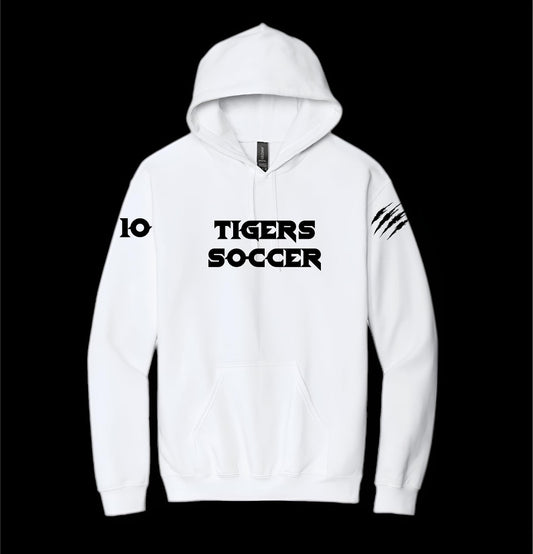 Wasco Tigers Soccer Hoodie White